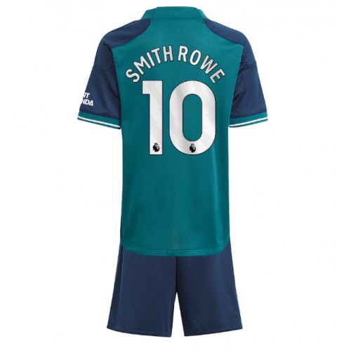 Fotbalové Dres Arsenal Emile Smith Rowe #10 Dětské Alternativní 2023-24 Krátký Rukáv (+ trenýrky)